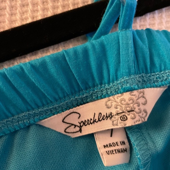 Speechless Turquoise Embroidered Sundress - Picture 7 of 8